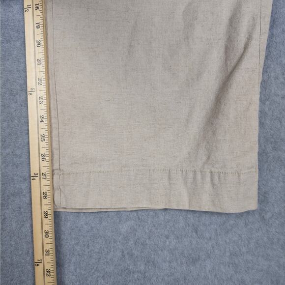Lane Bryant Pants Womens Size 18 Linen Blend Elastic Waist Drawstring Pockets - Picture 11 of 14